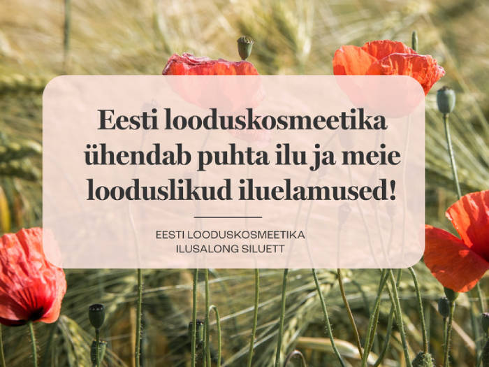 Eesti looduskosmeetika ilusalong Siluett - Elamused Tallinnas